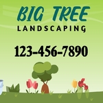 Big Tree Sign Yard 